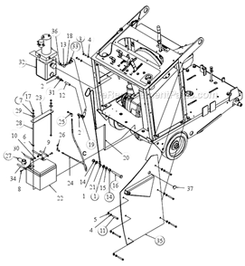 Part Location Diagram of 155162 MK Diamond Nut 1/2-13 Nylok Hex